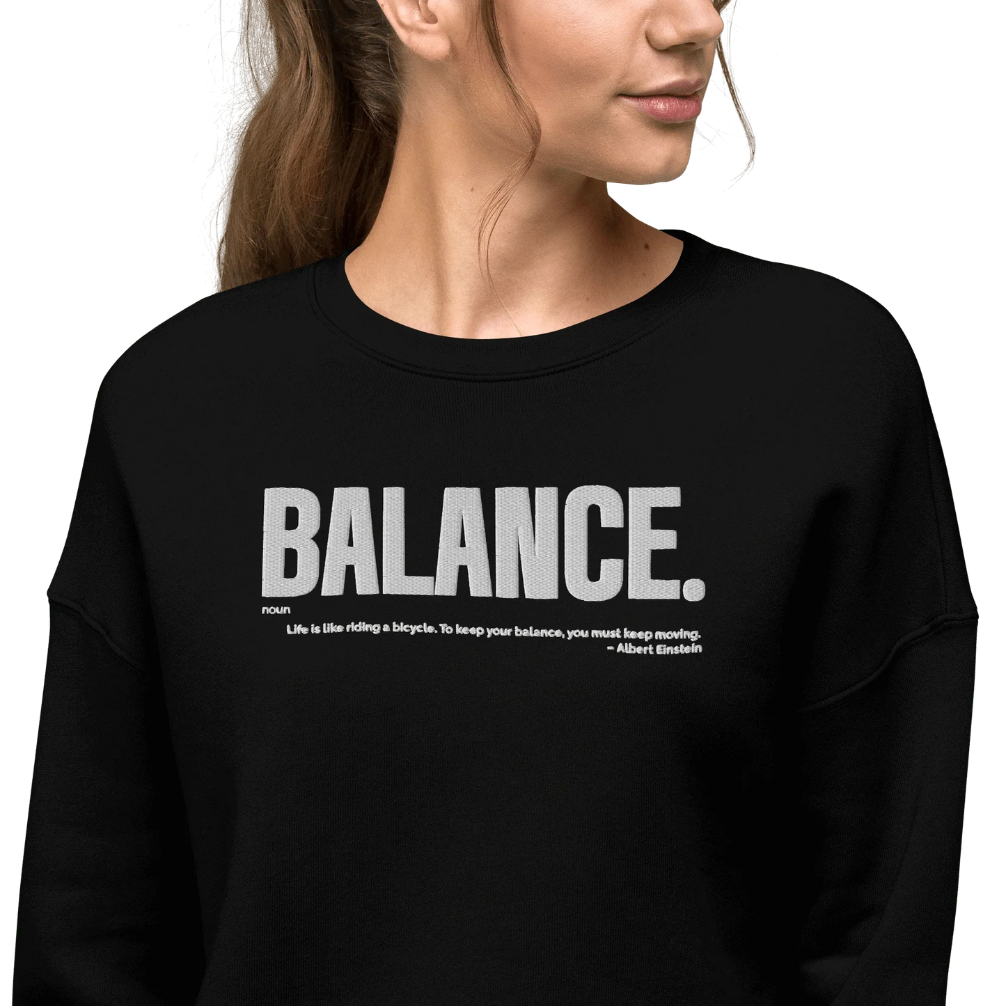 Balance. Cropped Sweatshirt